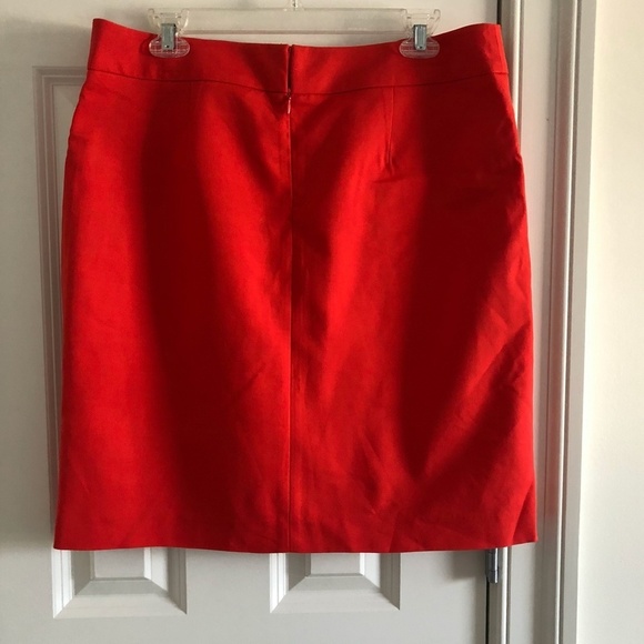 Premise A-line Cotton Blend Skirt With Pockets- Size 16 in Red - Picture 2 of 8